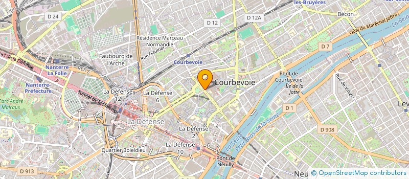 localisation de l'entreprise VAP CAPITAL  COURBEVOIE