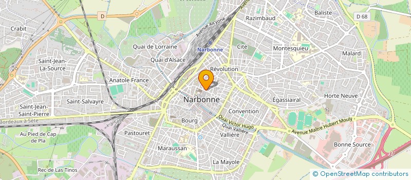 localisation de l'entreprise VAP COFFEE à NARBONNE