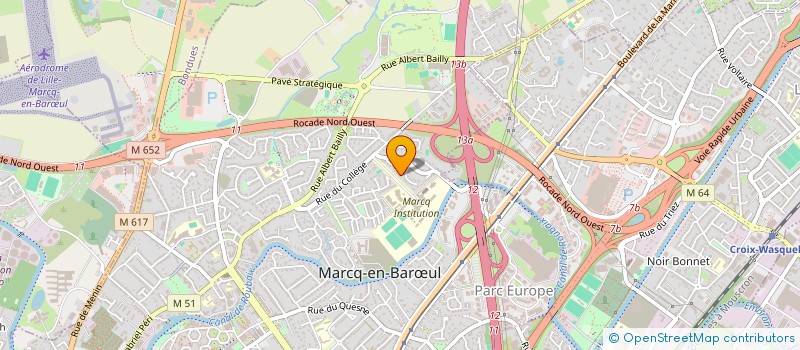localisation de l'entreprise VAP INVEST à MARCQ-EN-BARŒUL