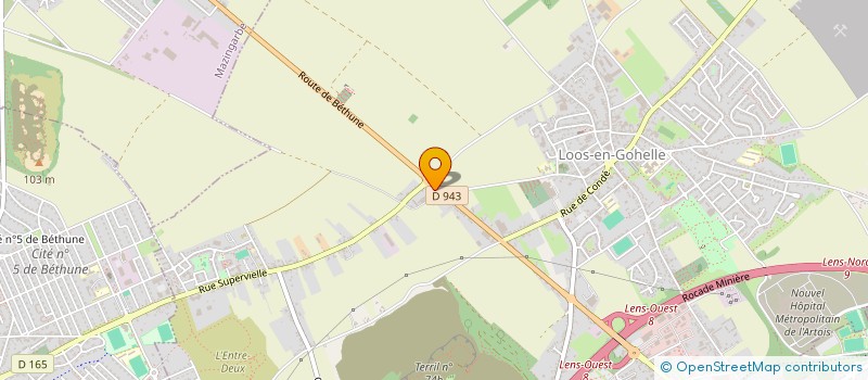 localisation de l'entreprise VAP'N'ROLL  LOOS-EN-GOHELLE