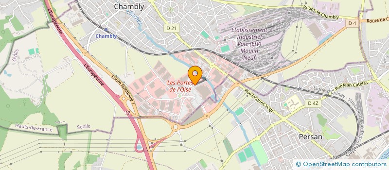 localisation de l'entreprise VAP&SENS à CHAMBLY