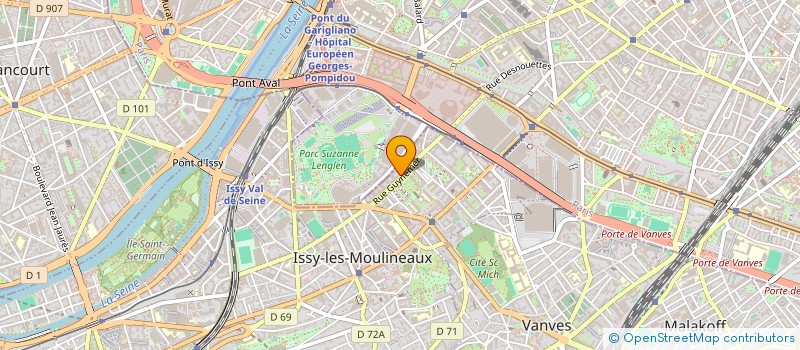 localisation de l'entreprise VAP SYSTEMS à ISSY-LES-MOULINEAUX