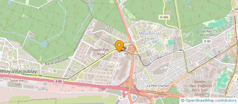 localisation de l'entreprise VAP VELIZY  VELIZY-VILLACOUBLAY