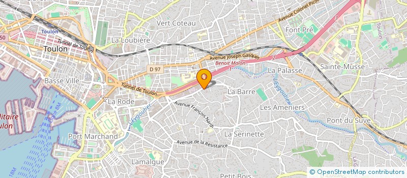 localisation de l'entreprise VAPE'N JOY à TOULON