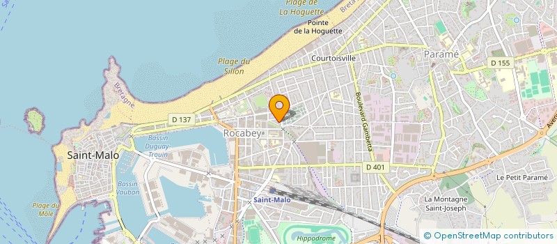 localisation de l'entreprise VAPE PRIVEE à SAINT-MALO