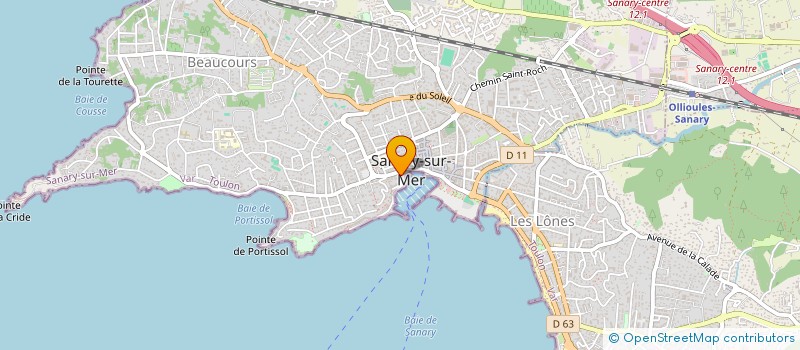 localisation de l'entreprise VAPE SHOP à SANARY-SUR-MER
