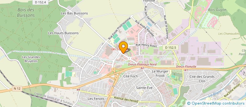 localisation de l'entreprise VAPECA à DREUX