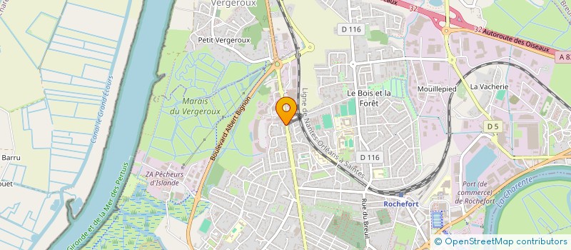 localisation de l'entreprise VAPEPOP  ROCHEFORT