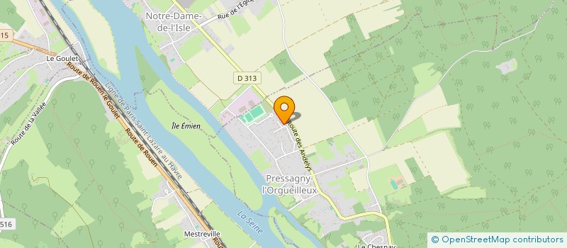 localisation de l'entreprise VAPER'S HOME  PRESSAGNY-L'ORGUEILLEUX