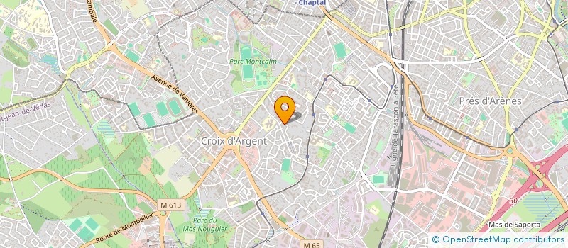 localisation de l'entreprise VAPEUR NOIRE à MONTPELLIER