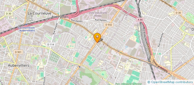 localisation de l'entreprise VAPI MICRO à LA COURNEUVE