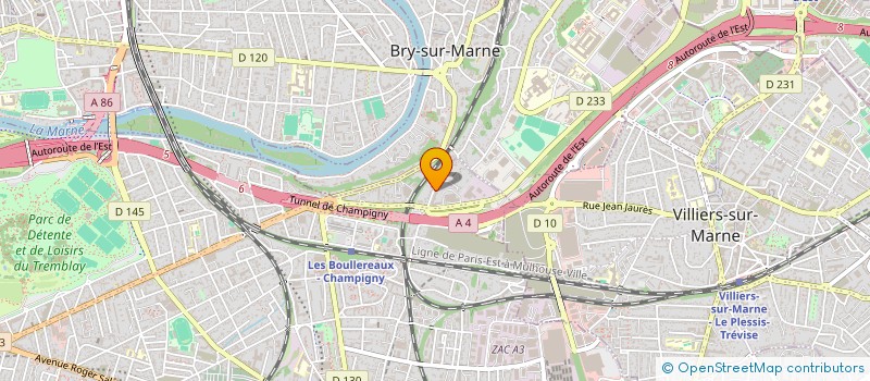 localisation de l'entreprise VAPIFY à CHAMPIGNY-SUR-MARNE