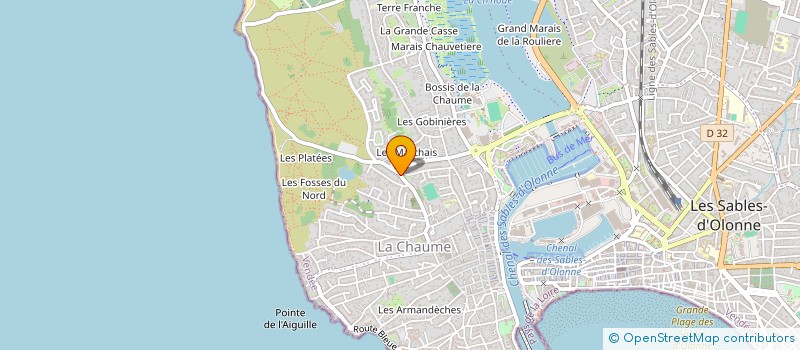 localisation de l'entreprise VAPIMMO à LES SABLES D'OLONNE