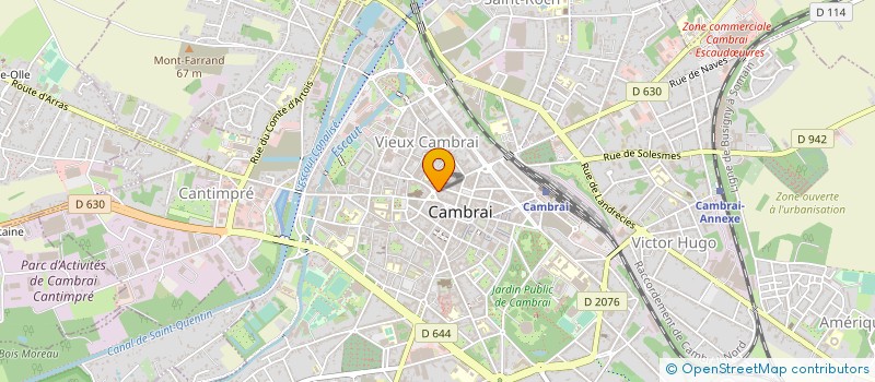 localisation de l'entreprise VAPODISCOUNT  CAMBRAI