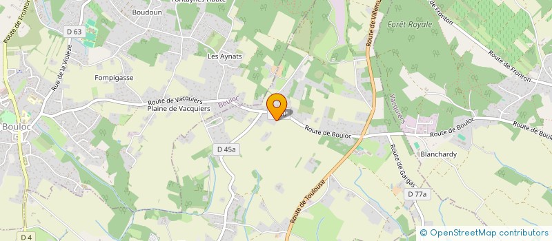 localisation de l'entreprise VAPOFLYM à VILLENEUVE-LES-BOULOC