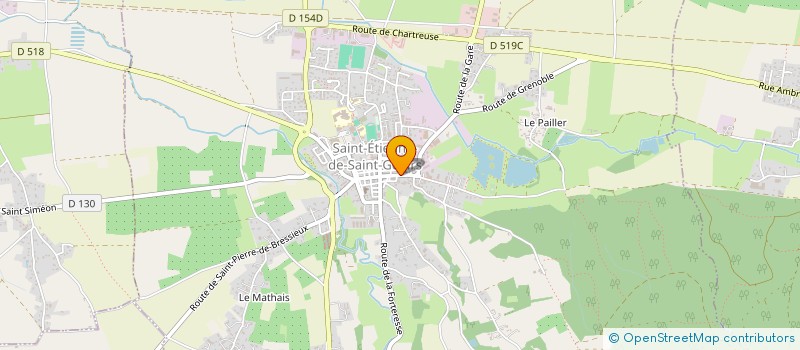 localisation de l'entreprise VAPOR & LOUNGE  SAINT-ETIENNE-DE-SAINT-GEOIRS