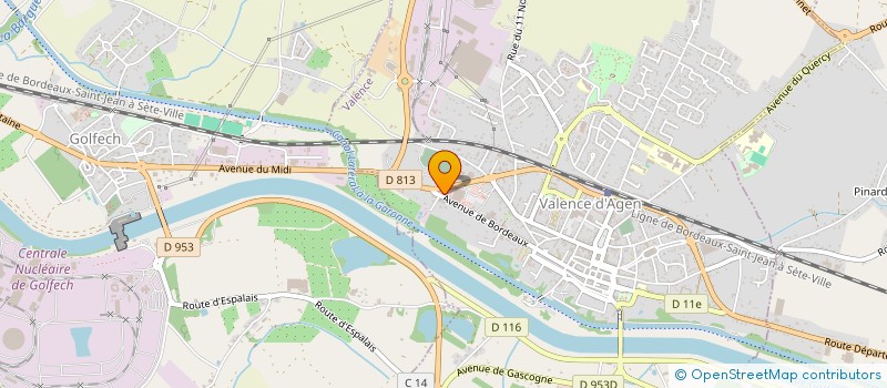 localisation de l'entreprise VAPORAMA  VALENCE