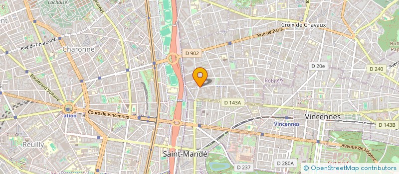 localisation de l'entreprise VAPORED à MONTREUIL