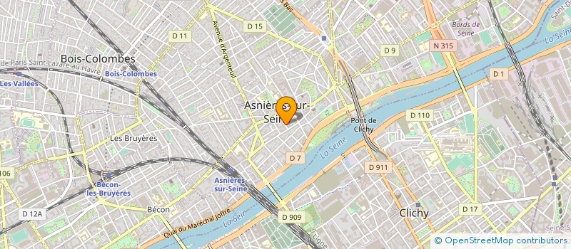 localisation de l'entreprise VAPORETTO - MISTER B (VMB)  ASNIERES-SUR-SEINE