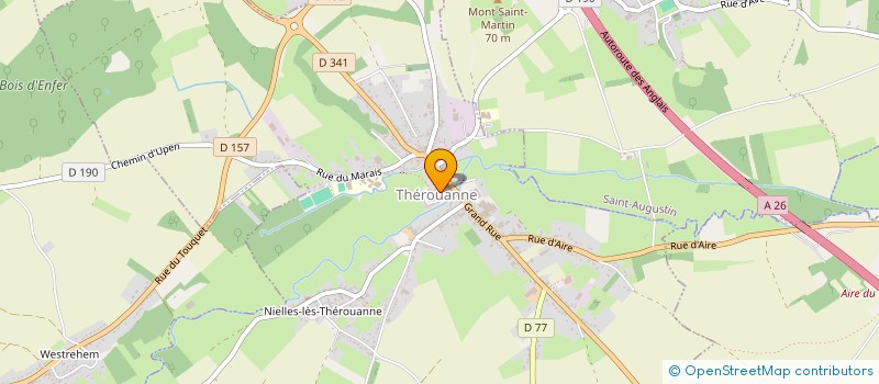 localisation de l'entreprise VAPORIGINS  THEROUANNE