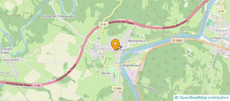 localisation de l'entreprise VAPOT'AIN  NEUVILLE-SUR-AIN