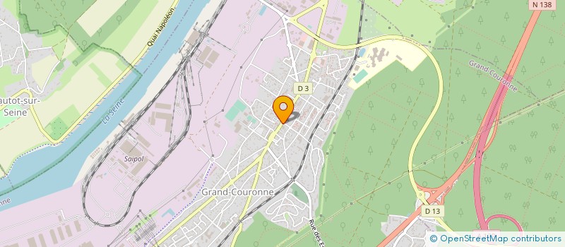 localisation de l'entreprise VAPOT'STORE GRAND COURONNE à GRAND-COURONNE