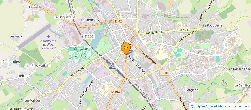 localisation de l'entreprise VAPOTARD à FLERS