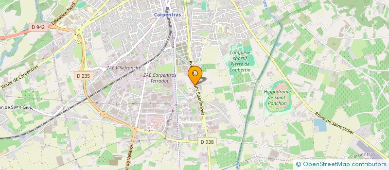 localisation de l'entreprise VAPOTE à CARPENTRAS