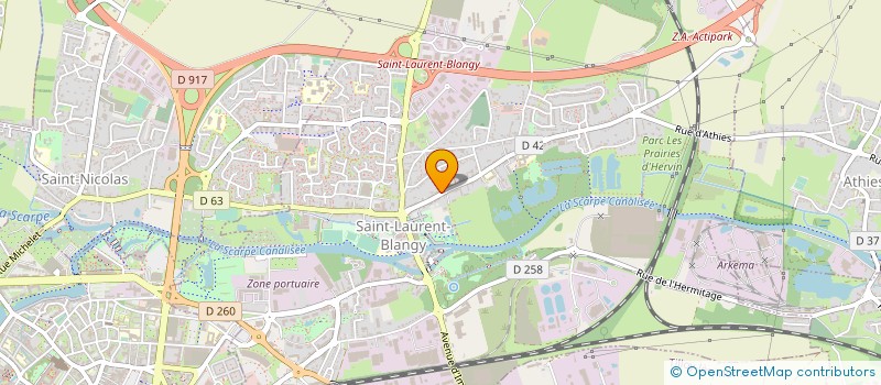 localisation de l'entreprise VAPOTE IN PEACE  SAINT-LAURENT-BLANGY