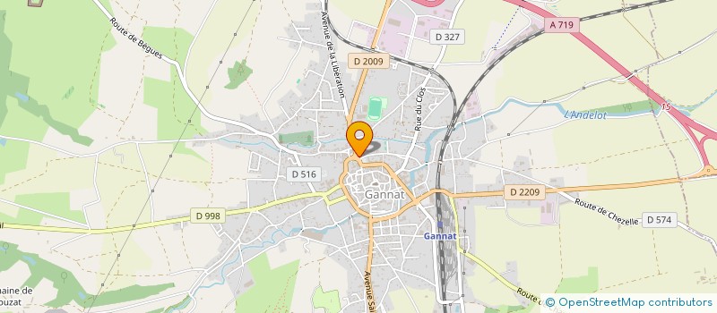 localisation de l'entreprise VAPOTINO à GANNAT