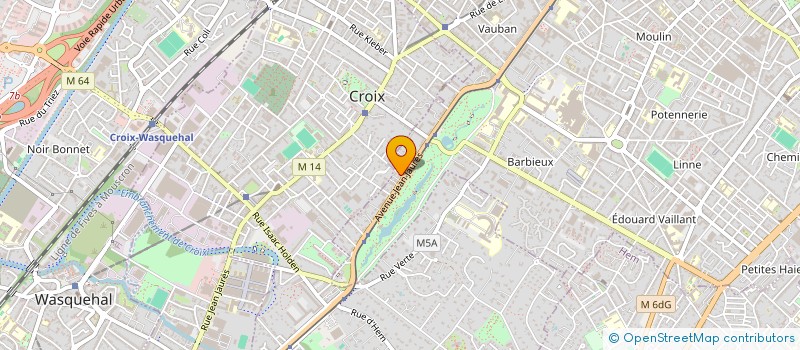 localisation de l'entreprise VAPP  ROUBAIX