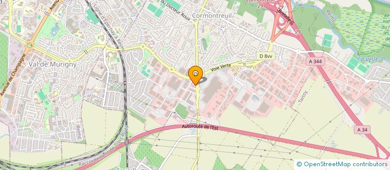localisation de l'entreprise VAPTECK à CORMONTREUIL