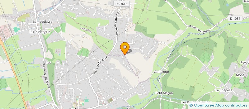 localisation de l'entreprise VAQ  CARIGNAN-DE-BORDEAUX