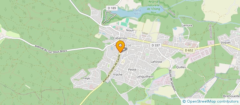 localisation de l'entreprise VAQUE AUDITION  SEIGNOSSE