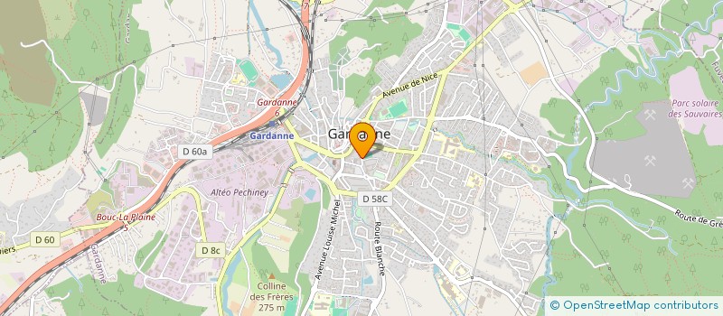 localisation de l'entreprise VAQUER à GARDANNE