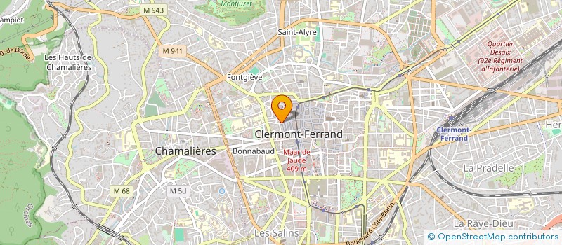 localisation de l'entreprise VAQUERO BOULET  CLERMONT-FERRAND