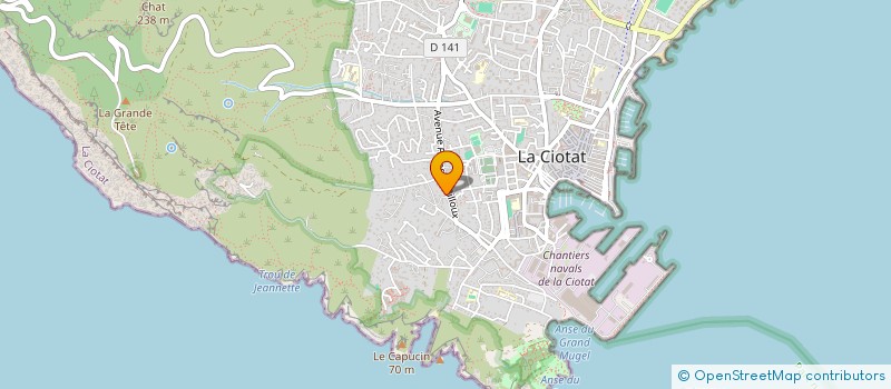 localisation de l'entreprise VAQUETTE CONSEIL RH  LA CIOTAT