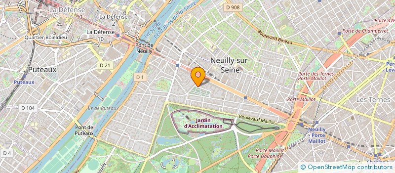 localisation de l'entreprise VAQUIER & PARTNERS à NEUILLY-SUR-SEINE