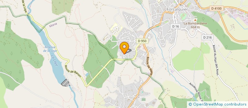 localisation de l'entreprise VAQUIER SEGAUD  FORCALQUIER