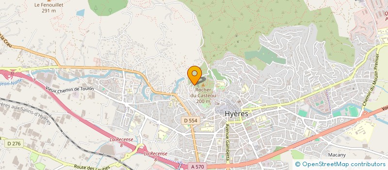 localisation de l'entreprise VAR ACTIVITES PRODUCTION  HYERES