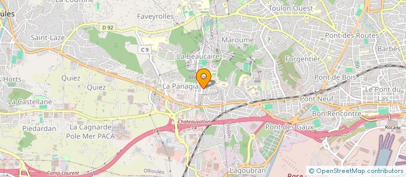 localisation de l'entreprise VAR 'AID à TOULON