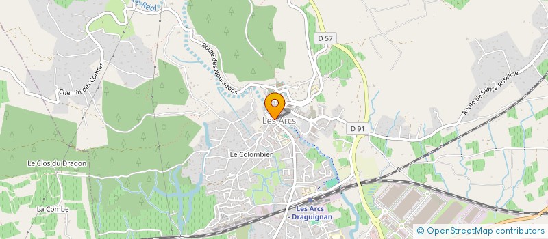 localisation de l'entreprise VAR ALLEMAGNE CONTACT à LES ARCS