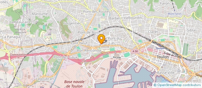 localisation de l'entreprise VAR ARMATURE à TOULON