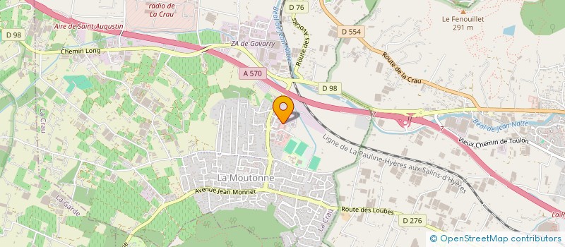 localisation de l'entreprise VAR ASCENSEURS REPARATIONS SERVICES à LA CRAU