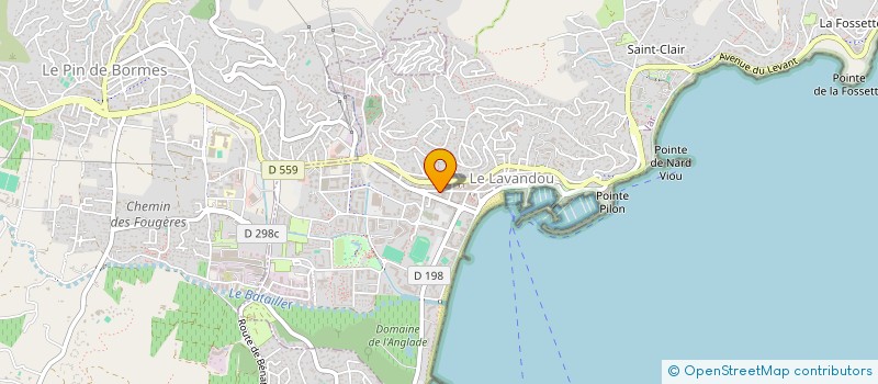 localisation de l'entreprise VAR ASSUR PROVENCE GESTION à LE LAVANDOU