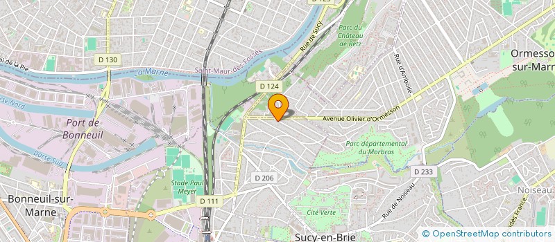 localisation de l'entreprise VAR BATIMENT à SUCY-EN-BRIE