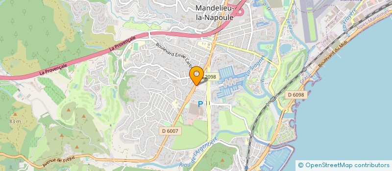 localisation de l'entreprise VAR CLOISONS à MANDELIEU-LA-NAPOULE