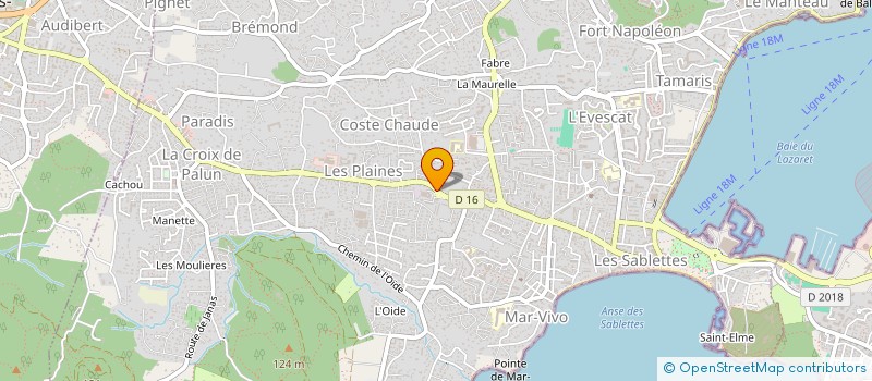 localisation de l'entreprise VAR CLOISONS ISOLATION à LA SEYNE-SUR-MER