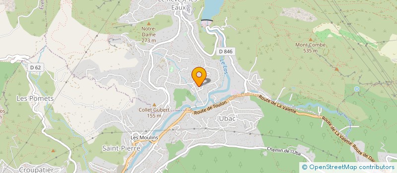 localisation de l'entreprise VAR DECO PEINTURE  GAREOULT