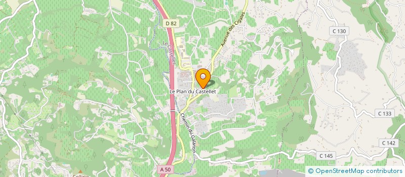 localisation de l'entreprise VAR DEMOLITION  LE CASTELLET